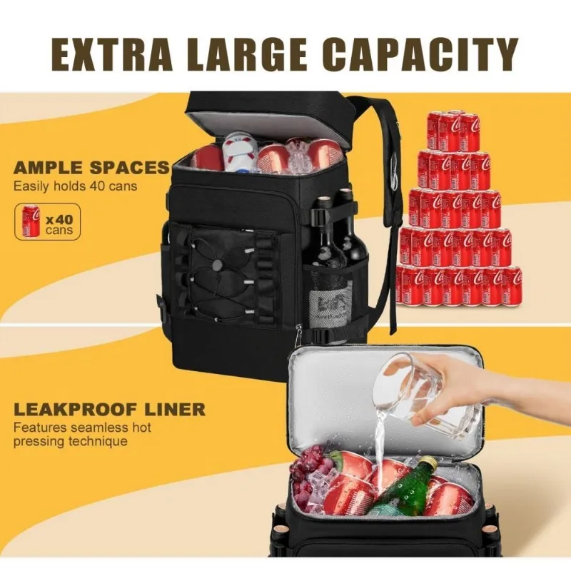 Cooler Backpack with Expandabl - Commercial Chest Freezer recension och pris