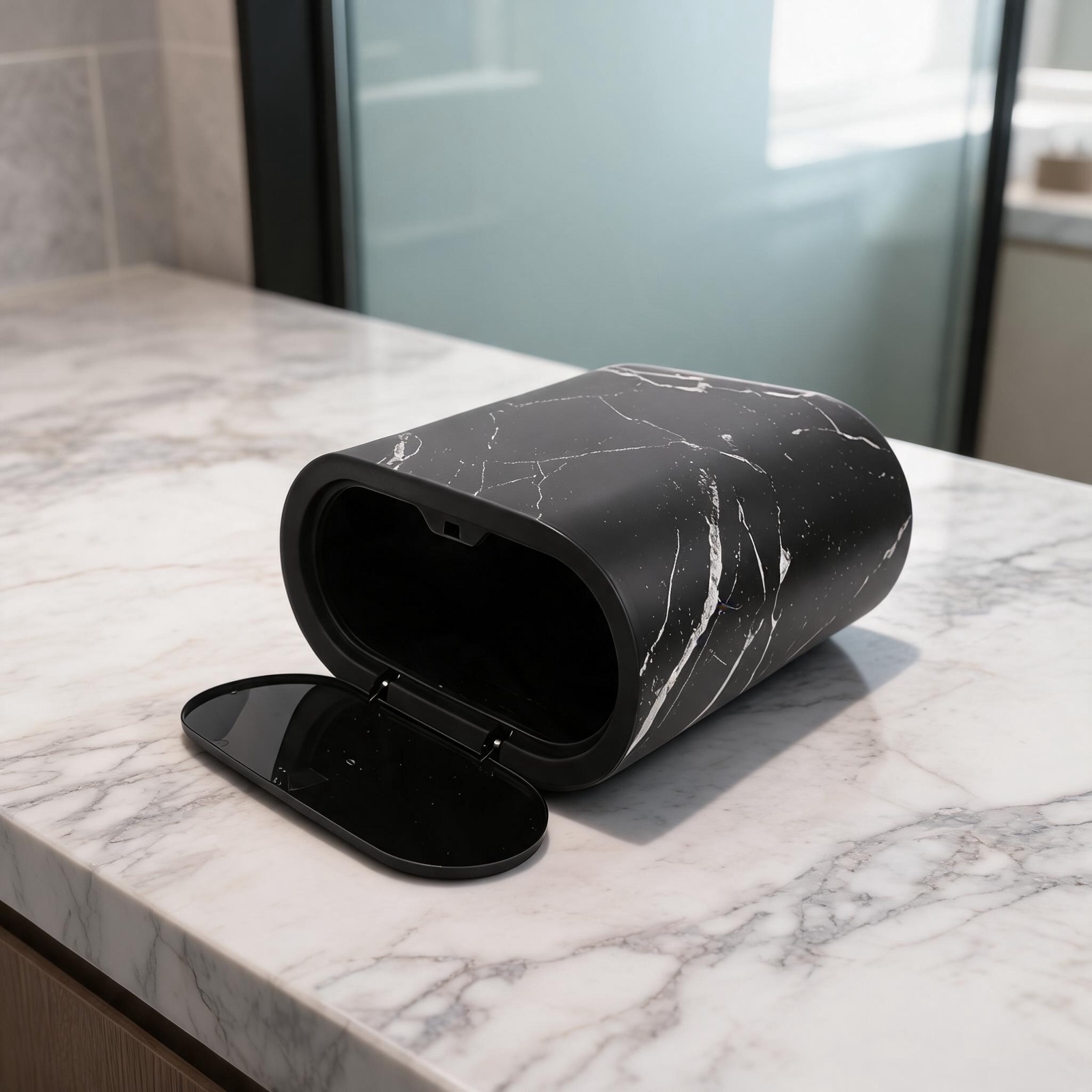 Narrow Trash Can With Lid Dual - Commercial Kitchen Bin recension och pris